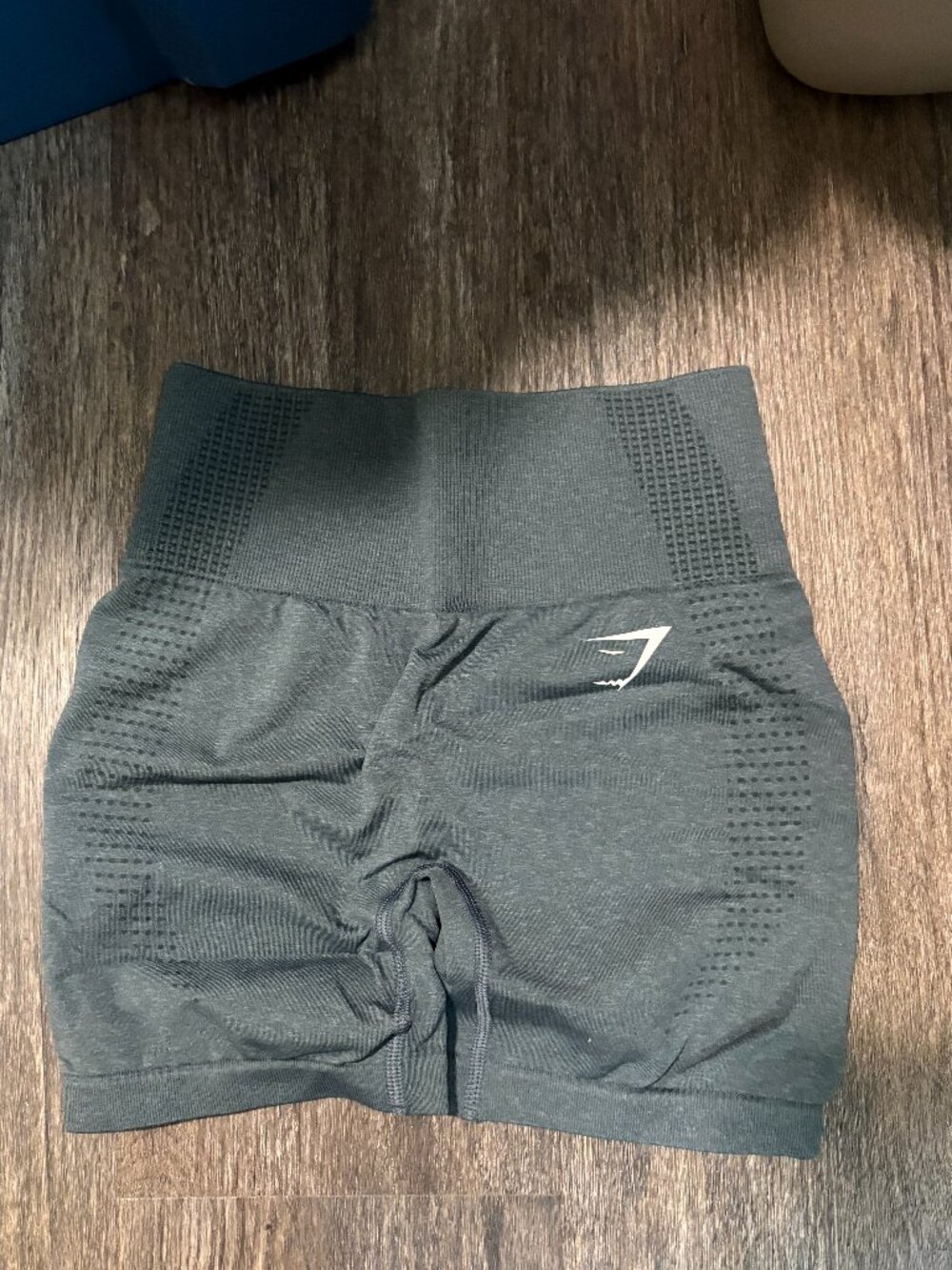 Gymshark Gym Seamless Vital Sculpt Shorts Short Ladies sz XS Body Fit Gray NEW